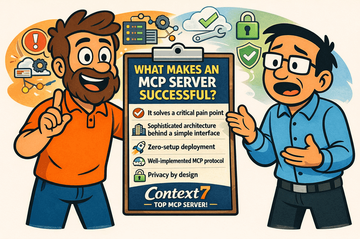 Illustration of MCP server architecture connecting AI applications to external tools and data sources